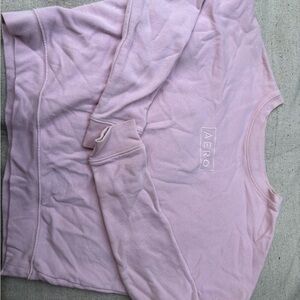 Aeropostale Soft Pink Fleece Top